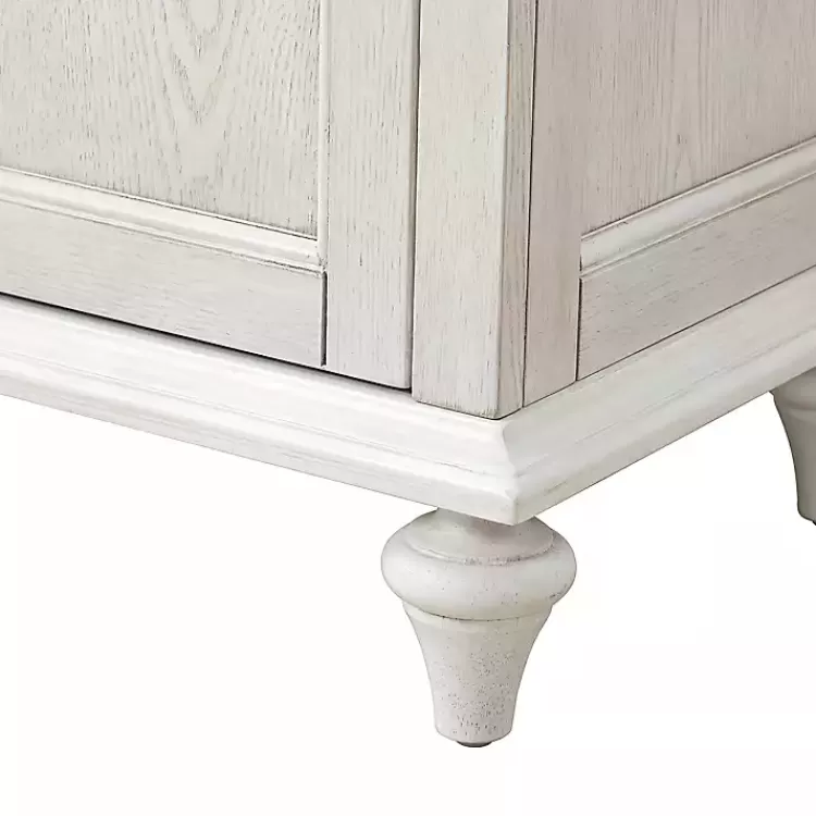 white_wood_glass_door_sideboard_cabinet_2.webp Wood Glass Door Sideboard Cabinet>Kirklands Home Outlet