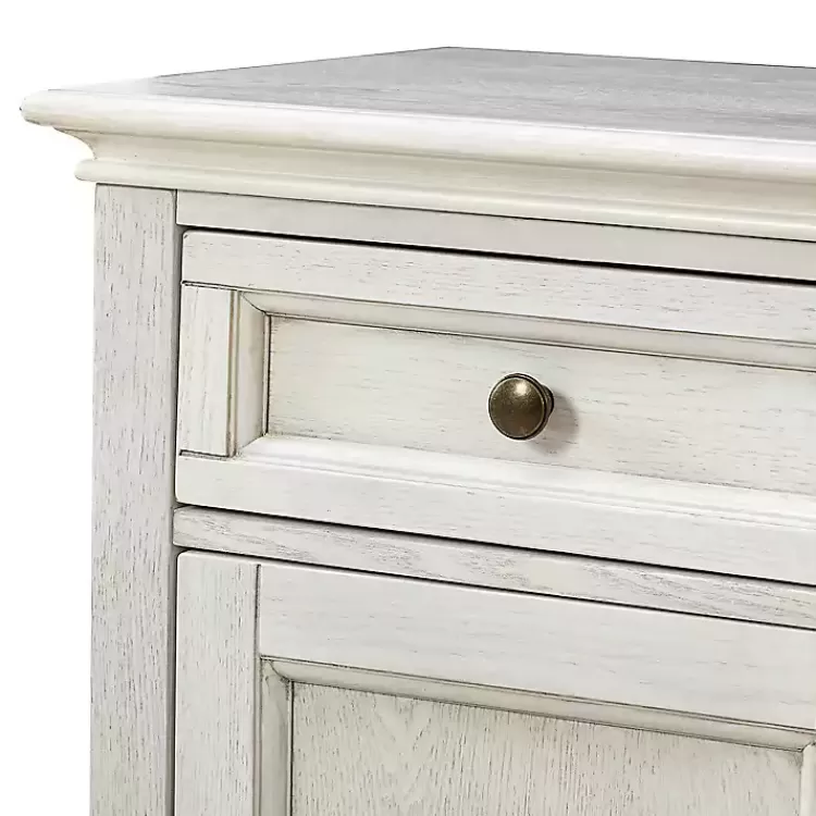 white_wood_glass_door_sideboard_cabinet_7.webp Wood Glass Door Sideboard Cabinet>Kirklands Home Outlet