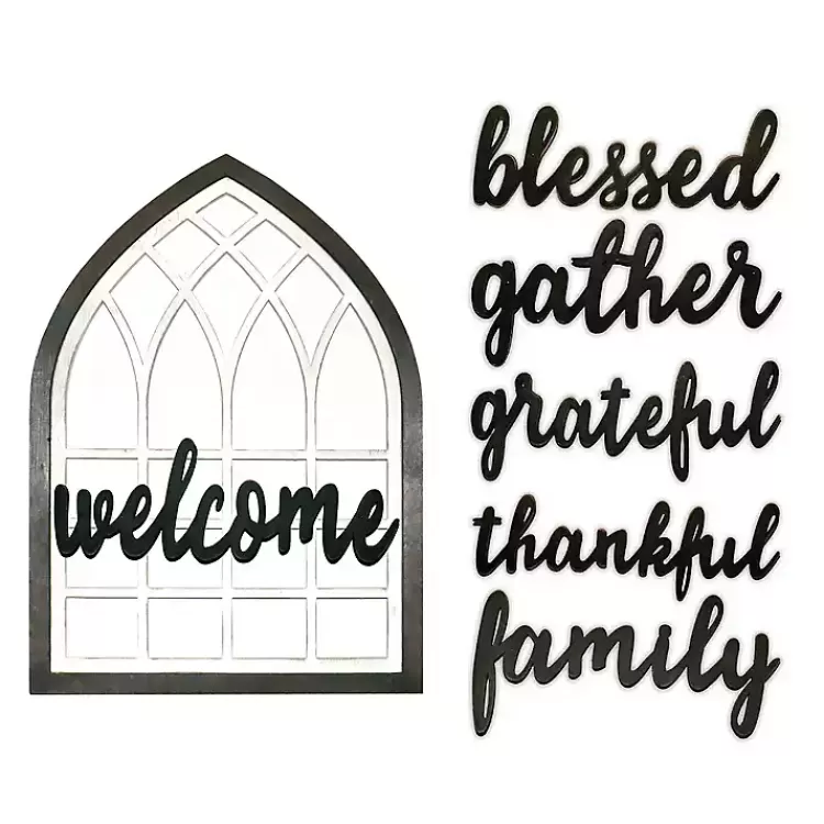 Wood Interchangeable Arch Wall Plaque>Kirklands Home Cheap