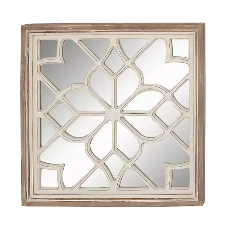 white_wood_lattice_overlay_mirror_5.webp White Wood Lattice Overlay Mirror>Kirklands Home Best