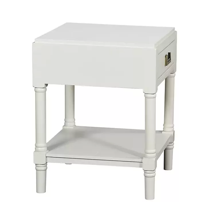 white_wood_layla_accent_table_2.webp Wood Layla Accent Table>Kirklands Home Shop