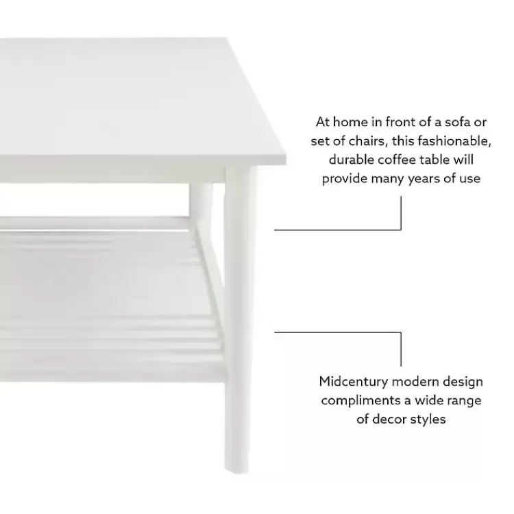 white_wood_midcentury_coffee_table_4.webp White Wood Midcentury Coffee Table>Kirklands Home Cheap