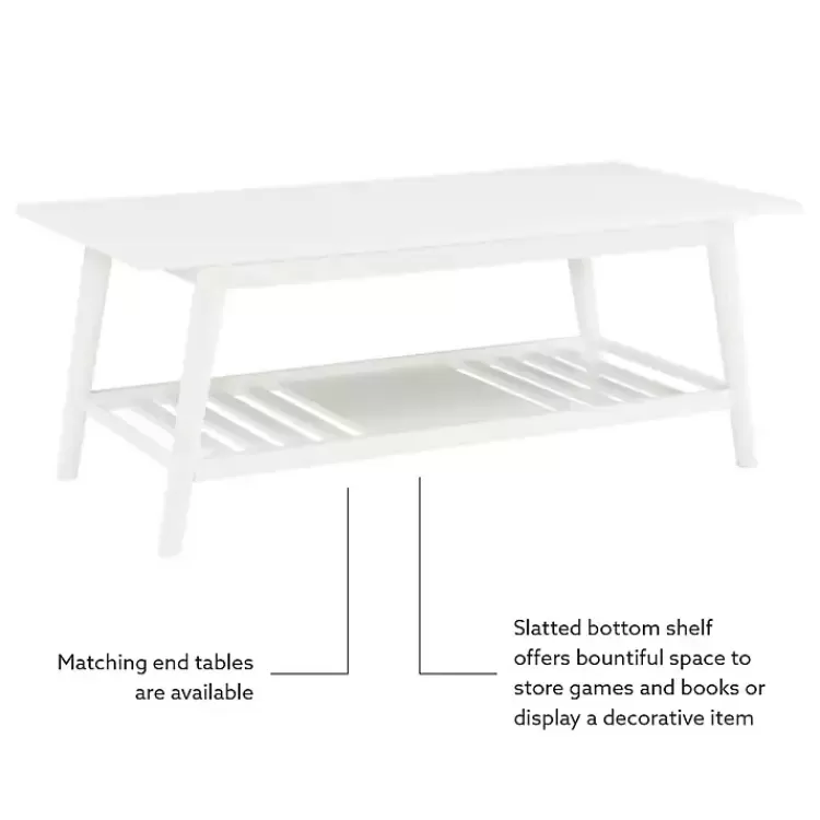 white_wood_midcentury_coffee_table_5.webp White Wood Midcentury Coffee Table>Kirklands Home Cheap