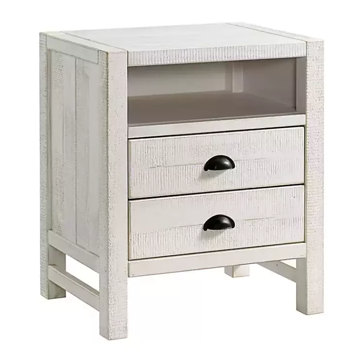 Wood Open Shelf Nightstand>Kirklands Home Cheap
