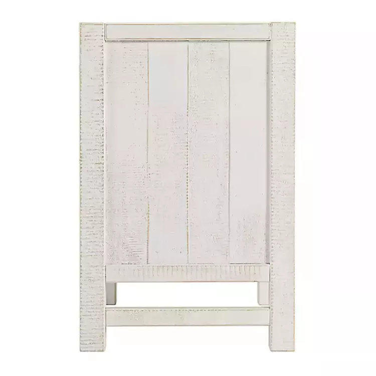 white_wood_open_shelf_nightstand_6.webp Wood Open Shelf Nightstand>Kirklands Home Cheap