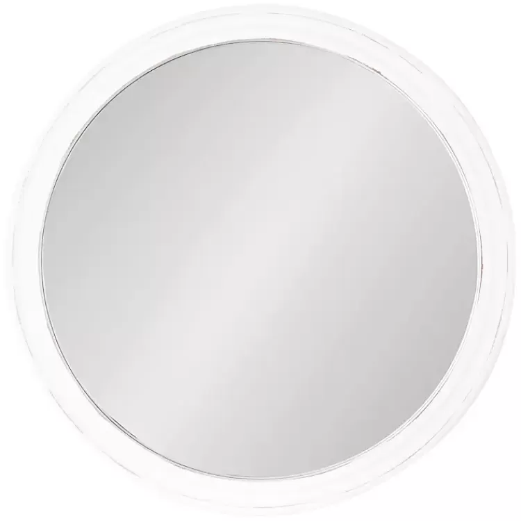 Wood Round Mansel Mirror>Kirklands Home Best Sale