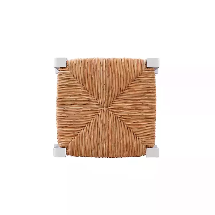 white_wood_seagrass_backless_pc_bar_stool_set_5.webp White Wood Seagrass Backless 2-pc. Bar Stool Set>Kirklands Home Discount