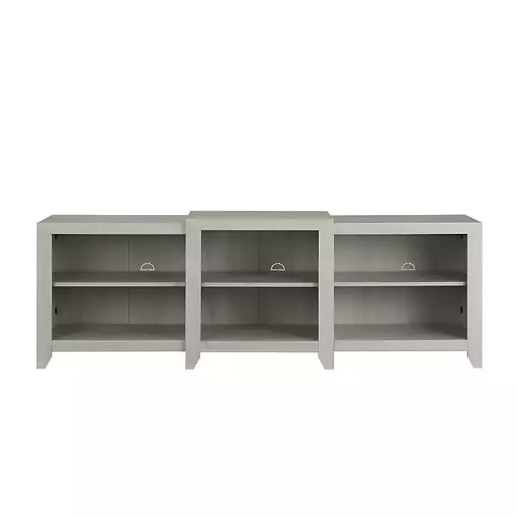 Wood 6-Shelf Media Cabinet>Kirklands Home Outlet