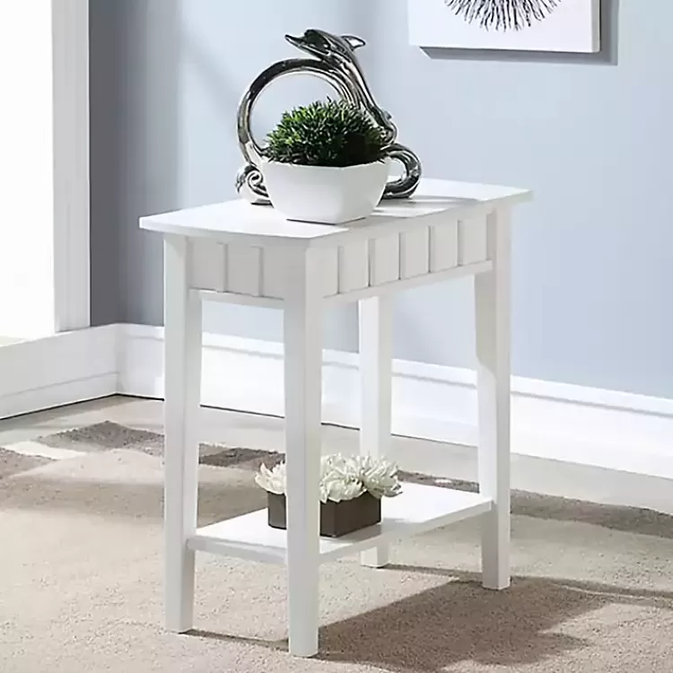 Wood Slat Accent Table>Kirklands Home Shop