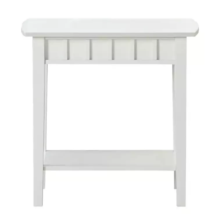white_wood_slat_accent_table_3.webp Wood Slat Accent Table>Kirklands Home Shop