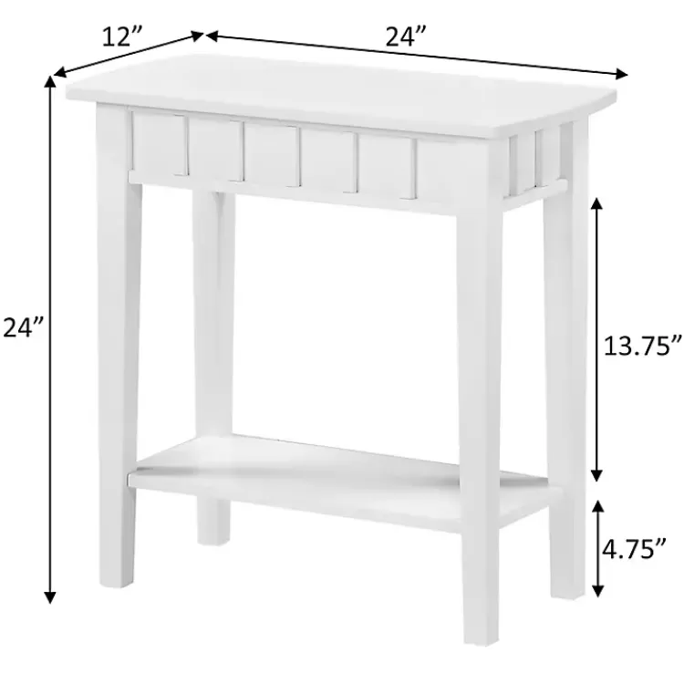 white_wood_slat_accent_table_4.webp Wood Slat Accent Table>Kirklands Home Shop