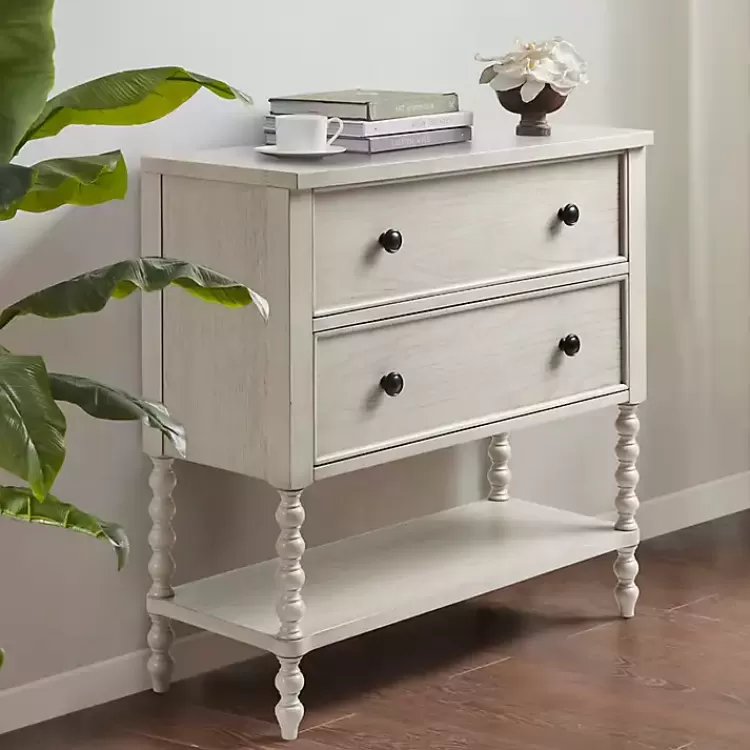 Wood Turned Legs 2-Drawer Chest>Kirklands Home Sale