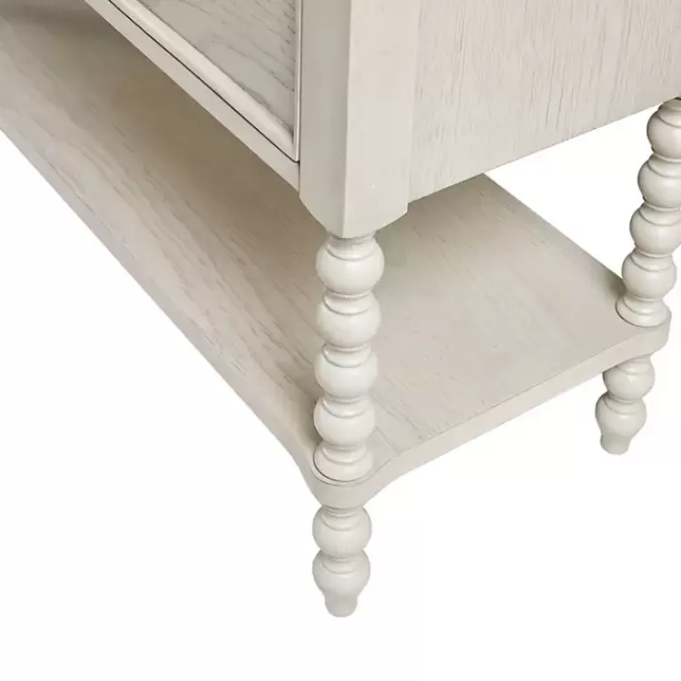 white_wood_turned_legs_drawer_chest_6.webp Wood Turned Legs 2-Drawer Chest>Kirklands Home Sale