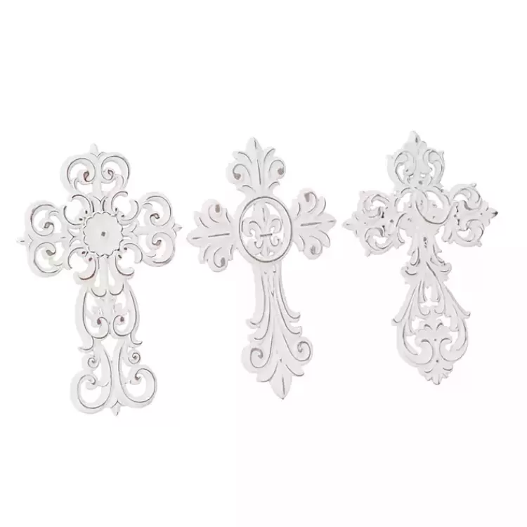 Wood Wall Cross Wall Plaques, Set of 3>Kirklands Home Discount