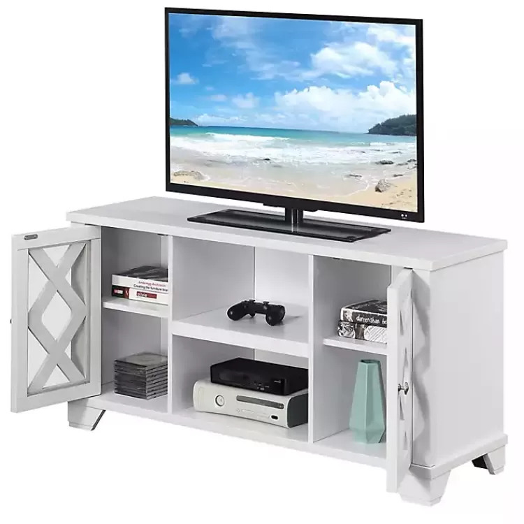 white_wood_x_doors_media_cabinet_2.webp Wood X Doors Media Cabinet>Kirklands Home Outlet