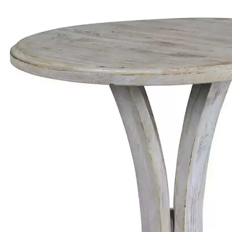 Wooden Arched Base Round Top Accent Table>Kirklands Home Cheap