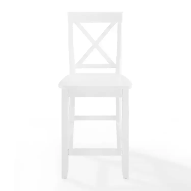 white_xback_farmhouse_counter_stools_set_of__2.webp X-Back Farmhouse Counter Stools, Set of 2>Kirklands Home Store