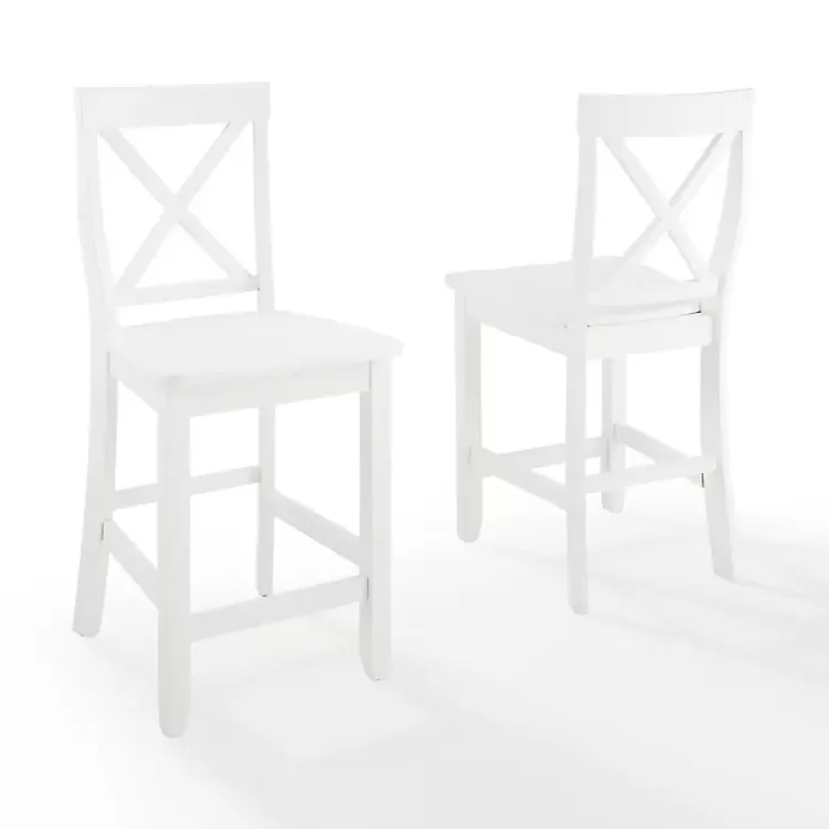 white_xback_farmhouse_counter_stools_set_of__3.webp X-Back Farmhouse Counter Stools, Set of 2>Kirklands Home Store