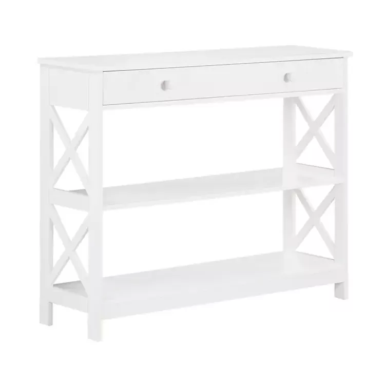X-Frame 2-Shelf Console Table>Kirklands Home Online