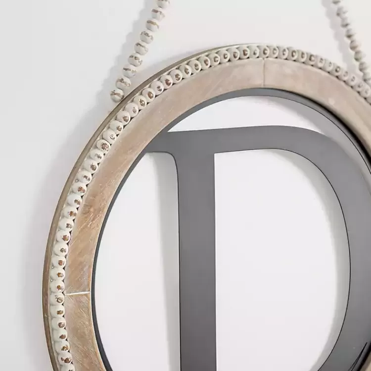 whitewash_bead_trim_monogram_d_plaque_2.webp Whitewash Bead Trim Monogram D Plaque>Kirklands Home Cheap