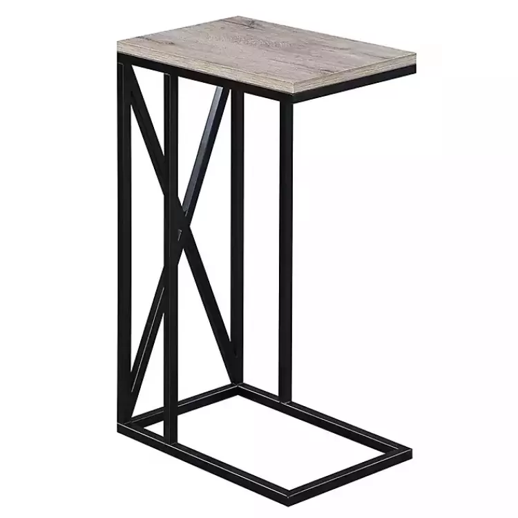 Whitewash Tucson C-Table>Kirklands Home Clearance