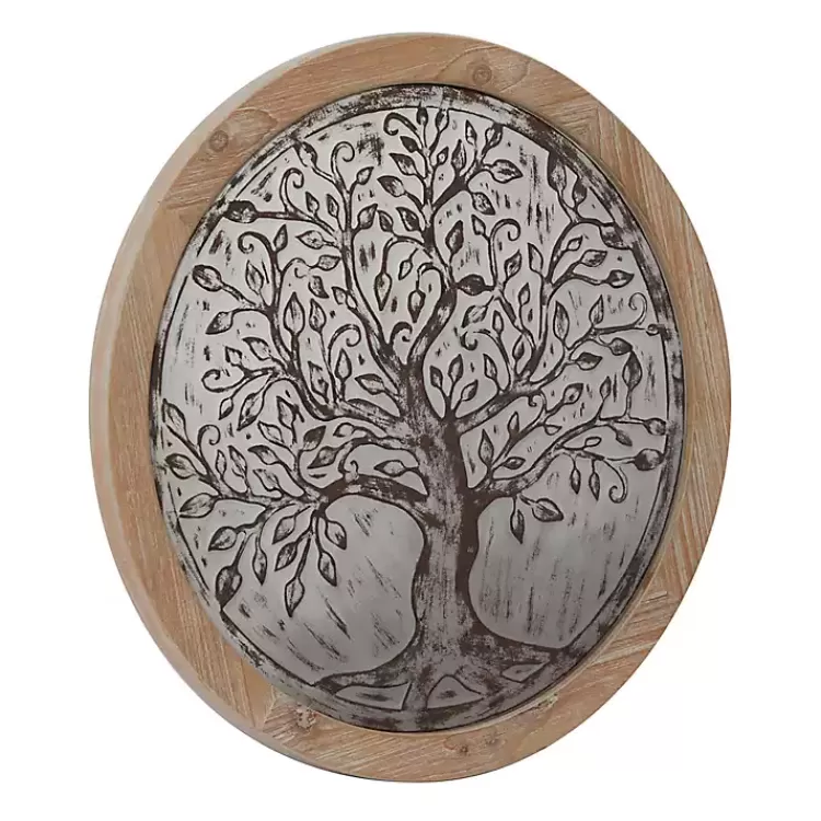 whitewashed_bronze_tree_framed_wall_plaque_4.webp Whitewashed Bronze Tree Framed Wall Plaque>Kirklands Home Shop