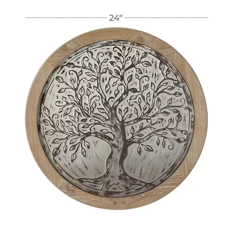 whitewashed_bronze_tree_framed_wall_plaque_6.webp Whitewashed Bronze Tree Framed Wall Plaque>Kirklands Home Shop