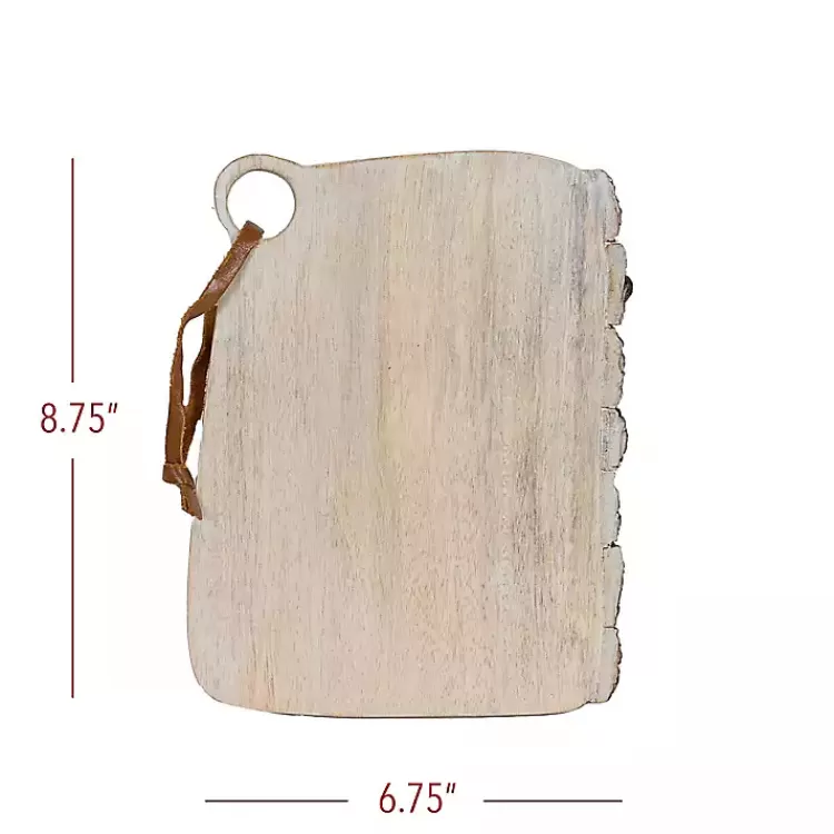 whitewashed_live_edge_wooden_cutting_board_5.webp Whitewashed Live Edge Wooden Cutting Board>Kirklands Home Fashion