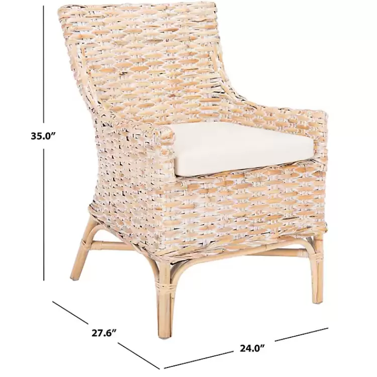 whitewashed_rattan_cristen_accent_chair_2.webp washed Rattan Cristen Accent Chair>Kirklands Home Best