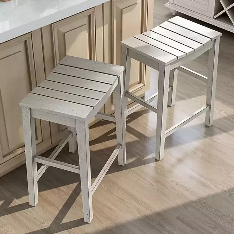 whitewashed_saddle_seat_counter_stools_set_of__5.webp washed Saddle Seat Counter Stools, Set of 2>Kirklands Home New
