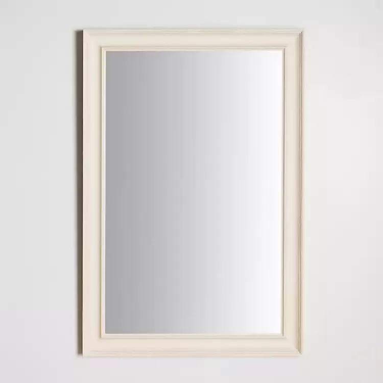 Whitewashed Scoop Maggie Profile Mirror, 24x36 in.>Kirklands Home Best Sale