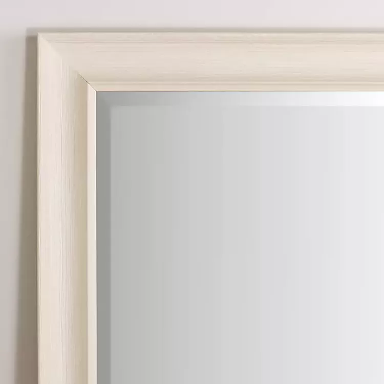 Whitewashed Scoop Maggie Profile Mirror, 28x68 in.>Kirklands Home Flash Sale