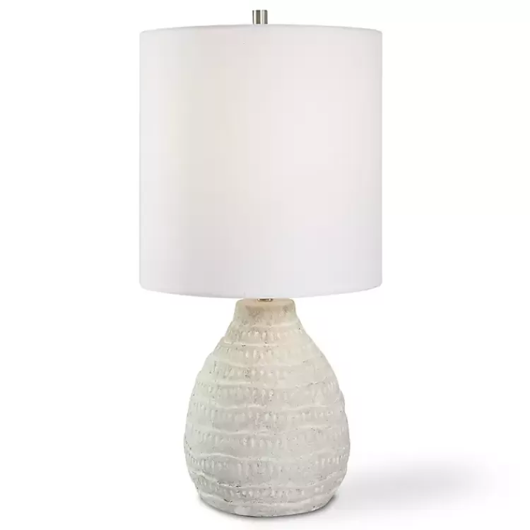 whitewashed_textured_ellie_table_lamp_2.webp washed Textured Ellie Table Lamp>Kirklands Home Fashion