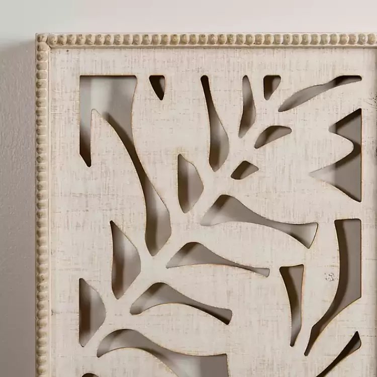 washed Wood Fern Wall Plaques, Set of 2>Kirklands Home New