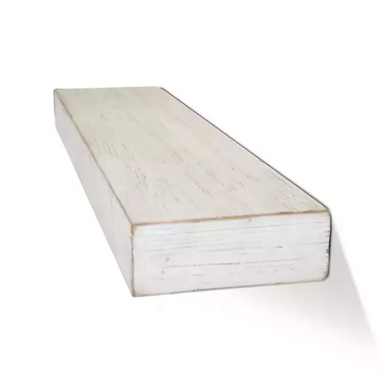 whitewashed_wood_floating_shelf__in_2.webp Whitewashed Wood Floating Shelf, 24 in.>Kirklands Home Flash Sale