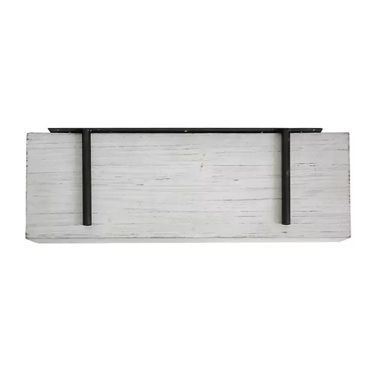 whitewashed_wood_floating_shelf__in_3.webp Whitewashed Wood Floating Shelf, 24 in.>Kirklands Home Flash Sale