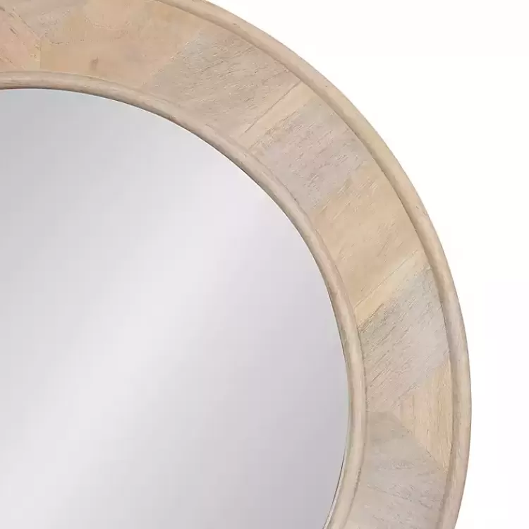 whitewashed_woodgrain_round_wall_mirror_2.webp washed Woodgrain Round Wall Mirror>Kirklands Home Cheap