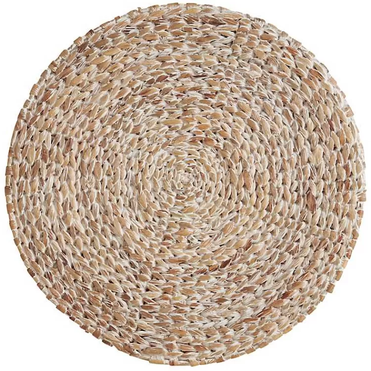 Whitewashed Woven Rattan Placemats, Set of 4>Kirklands Home Sale