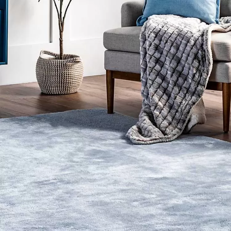 whitlow_blue_shag_washable_area_rug_x_8-1.webp Whitlow Shag Washable Area Rug, 6x9>Kirklands Home Discount