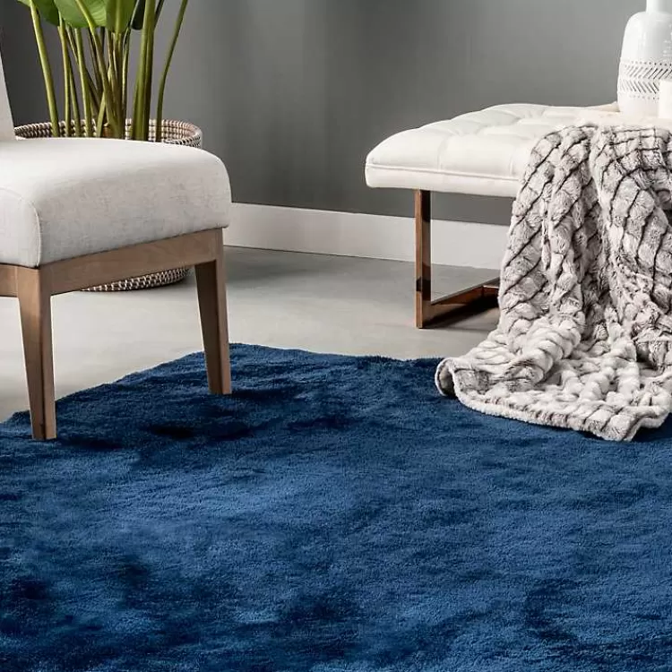 whitlow_navy_shag_washable_area_rug_x_8.webp Whitlow Navy Shag Washable Area Rug, 8x10>Kirklands Home Best