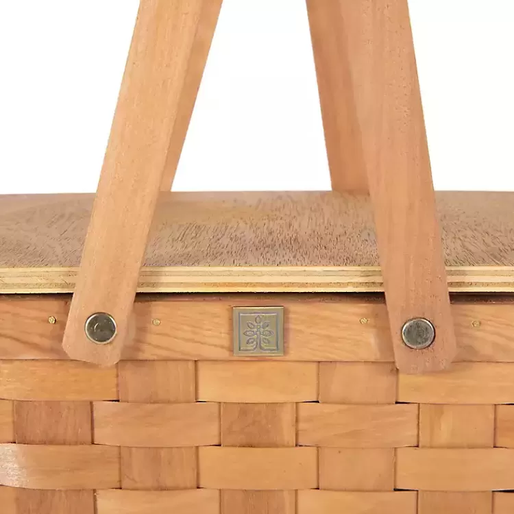 wicker_picnic_basket_with_removable_cooler_3.webp Wicker Picnic Basket with Removable Cooler>Kirklands Home Discount