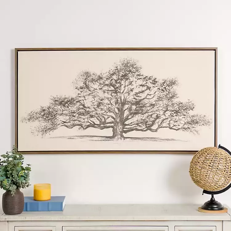 Wide Oak Tree Framed Art Print>Kirklands Home Fashion