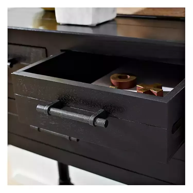 wilbert_drawer_black_console_table_10.webp Wilbert 3-Drawer Console Table>Kirklands Home Discount