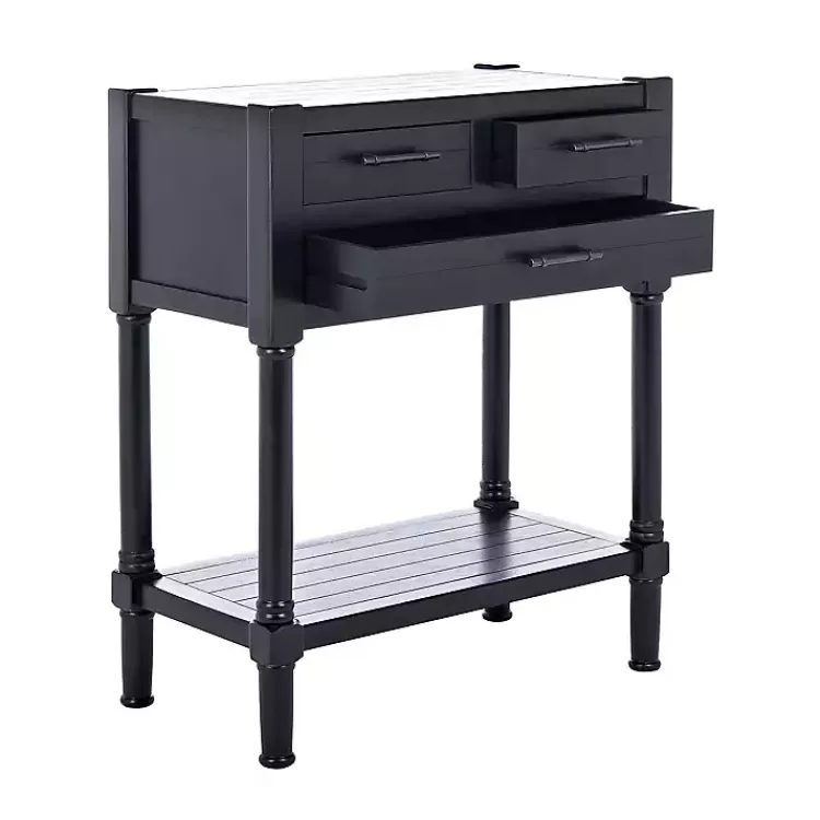 wilbert_drawer_black_console_table_3.webp Wilbert 3-Drawer Console Table>Kirklands Home Discount