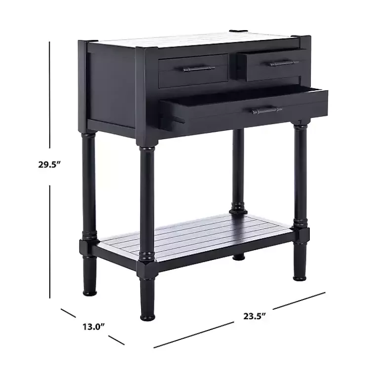wilbert_drawer_black_console_table_7.webp Wilbert 3-Drawer Console Table>Kirklands Home Discount