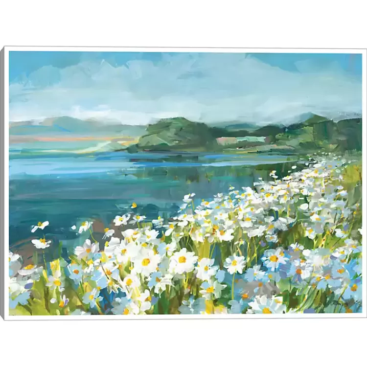 Wild Daisy Bay Framed Canvas Art Print>Kirklands Home Store