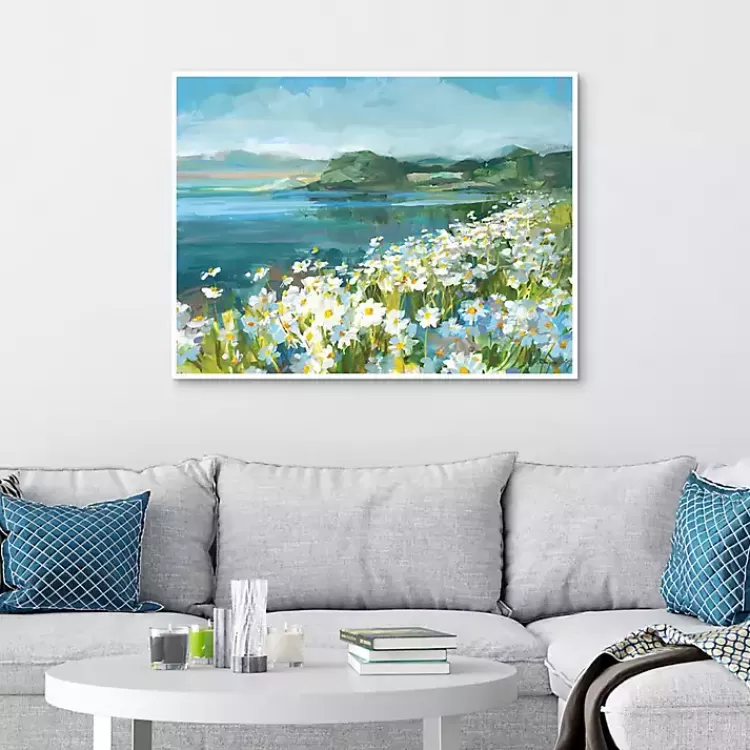 Wild Daisy Bay Framed Canvas Art Print>Kirklands Home Store