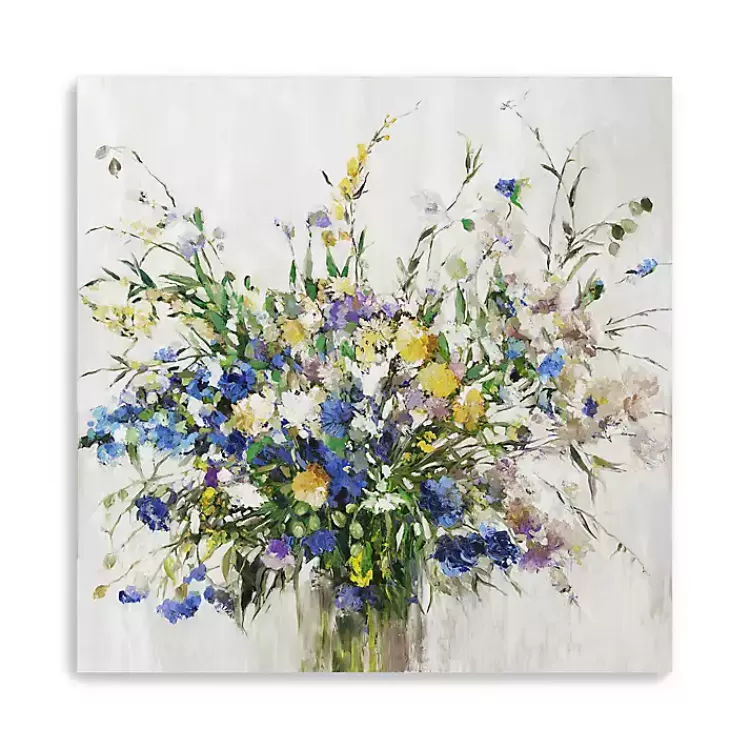 Wild Grown Bouquet Canvas Art Print, 40x40 in.>Kirklands Home Shop