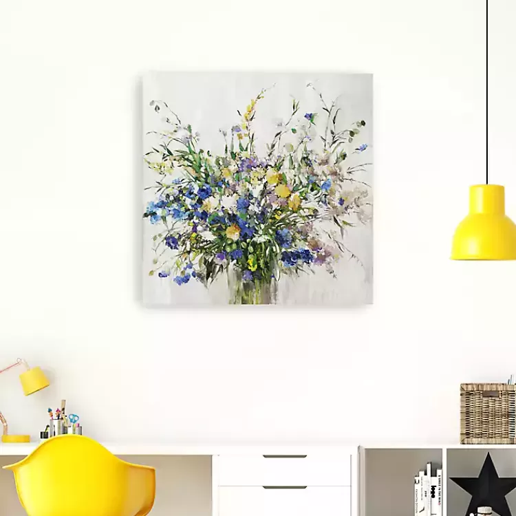 Wild Grown Bouquet Canvas Art Print, 40x40 in.>Kirklands Home Shop