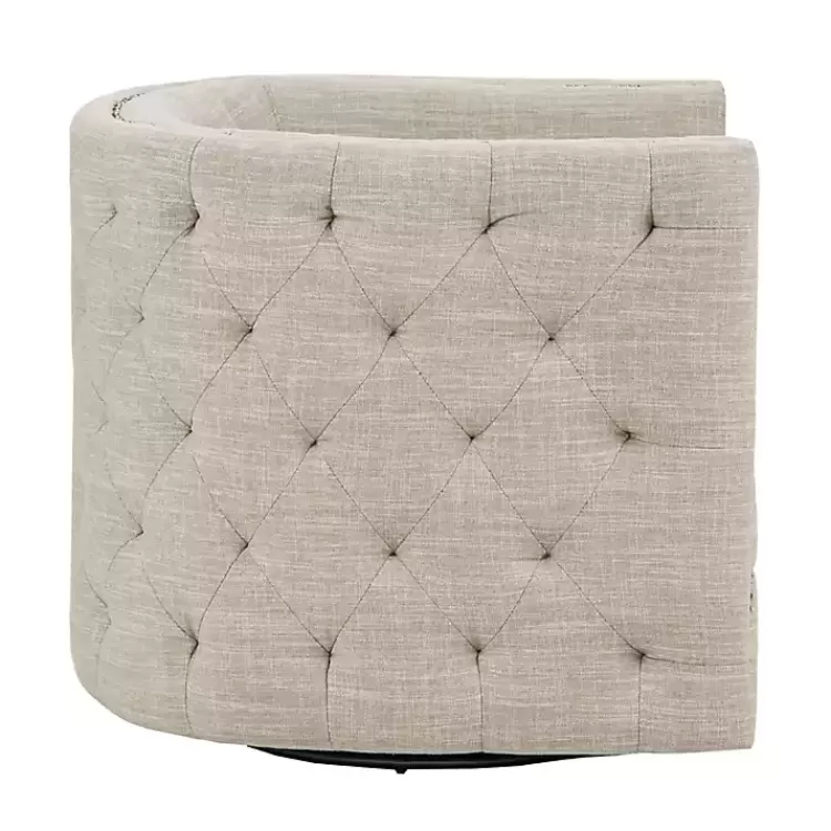 wilson_tufted_taupe_swivel_accent_chair_4.webp Wilson Tufted Taupe Swivel Accent Chair>Kirklands Home Best Sale